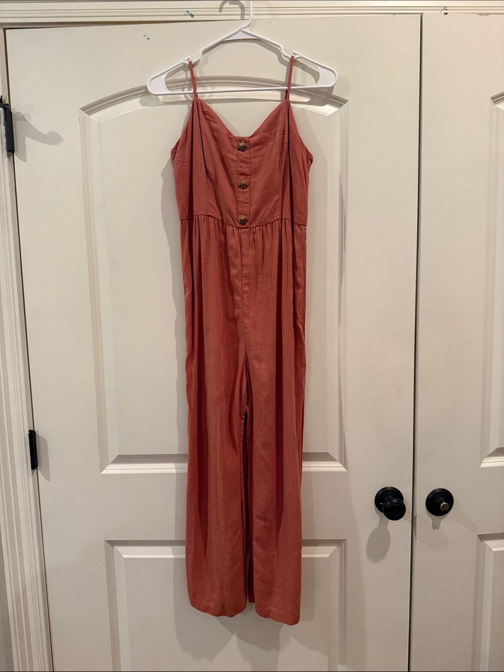 Dark Coral Jumpsuit